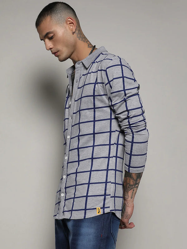 Graph Check Shirt - Grey-Graph-Check-Shirt-3