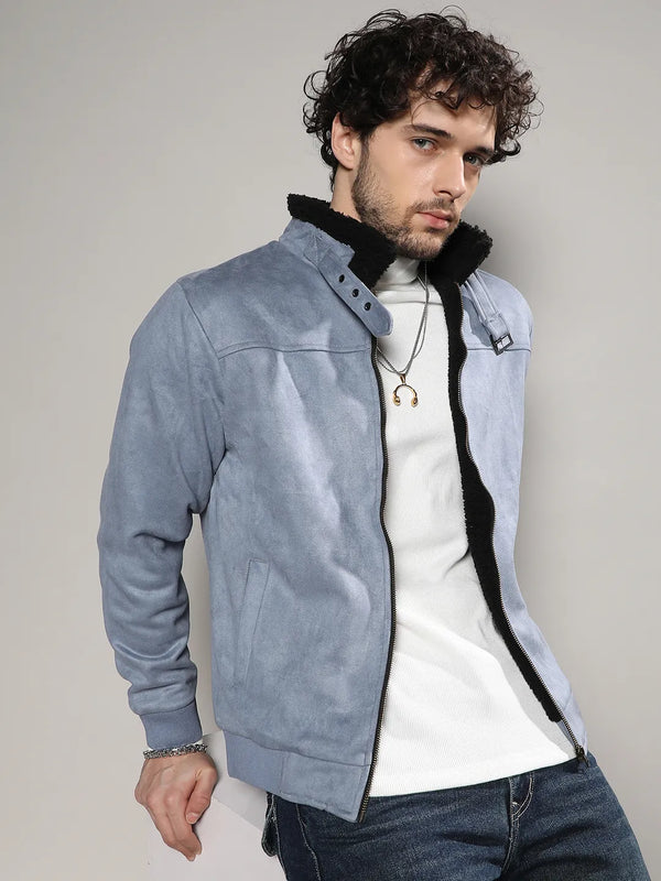 Zip-Front Jacket With Fleece Detail - Grey-Zip-Front-Jacket-With-Fleece-Detail-1_ca2eef7d-ce97-4f31-a4d3-9c4ee2000fbd