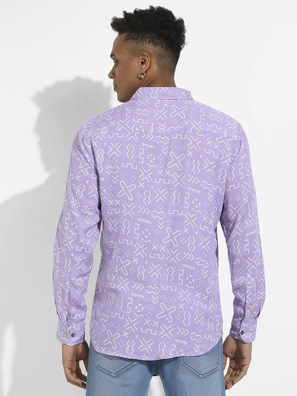 Minimal Aztec Shirt - Lavender-Minimal-Aztec-Shirt-4