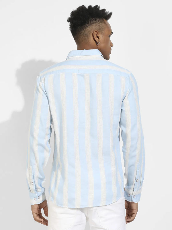 Shadow Striped Shirt - Light-Blue-Shadow-Striped-Shirt-4