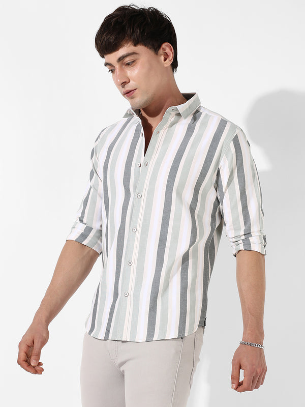 Multitrack Striped Shirt - SCSS23_CSMSSRT5601_3