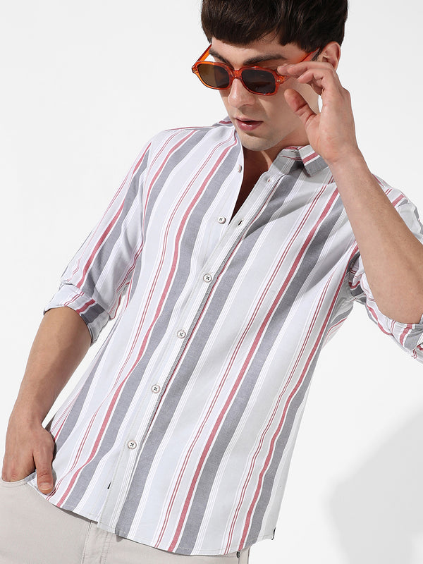 Multitrack Striped Shirt - SCSS23_CSMSSRT5602_1