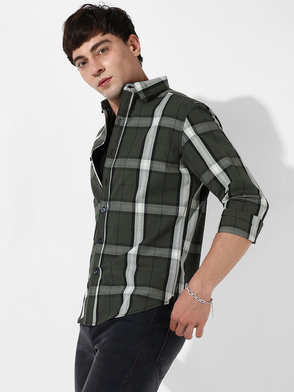 Tartan Plaid Shirt - SCSS23_CSMSSRT5604_3