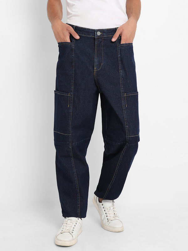 Baggy Cargo Denim Jeans - SRM23_CSMSSJEAN1041_2_0306dc3c-337e-4d37-b4be-4eafa950b20c