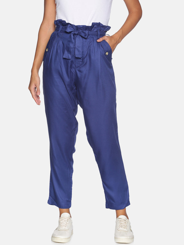 Stylish Solid Trousers - SS21TR_CSWSSLW143_1_1