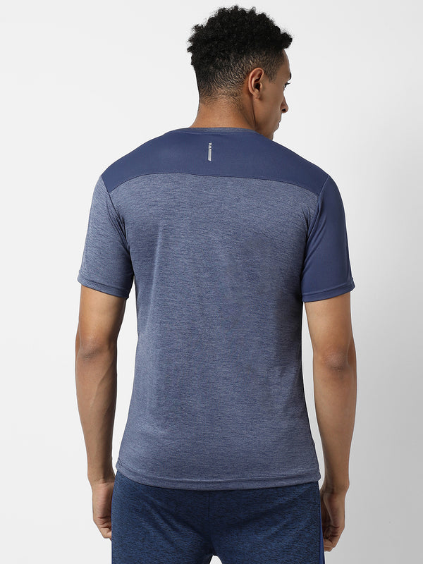 Contrast Heathered Activewear T-Shirt - SUM23_CSM-SS-JRT0106_4_0380a21f-1076-4d3a-801e-16f4cdec1de7