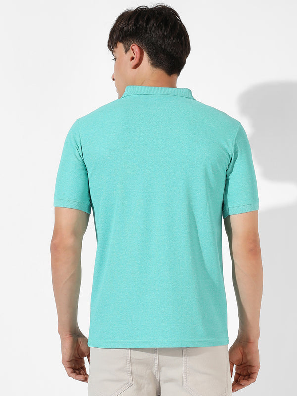 Solid Polo Activewear T-Shirt - SUM23_CSM-SS-JRT0127_4_65c2b466-f732-4705-92fe-da303ce6811e