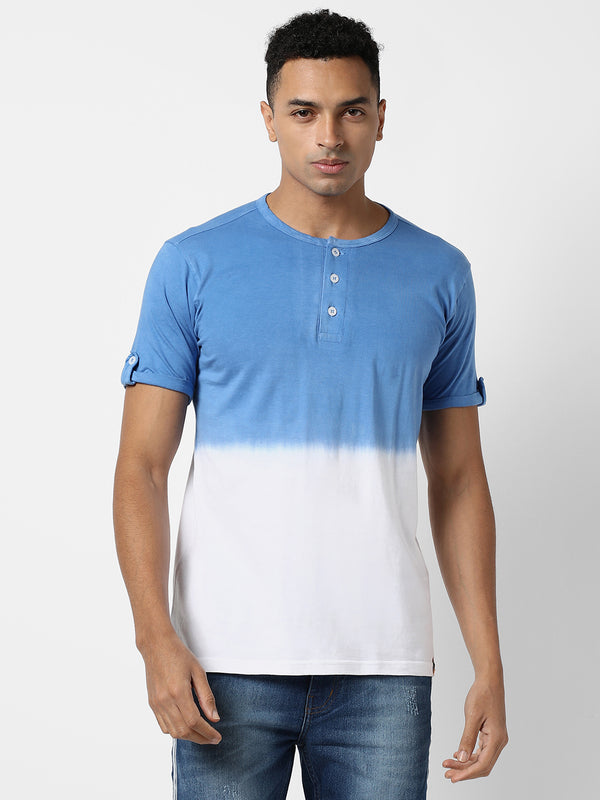 Colourblocked Casual T-Shirt - SUM23_HNYSPR_M_PLN_RBWH_2_d6f192ca-34a0-4979-82b9-7eb34115bbe2