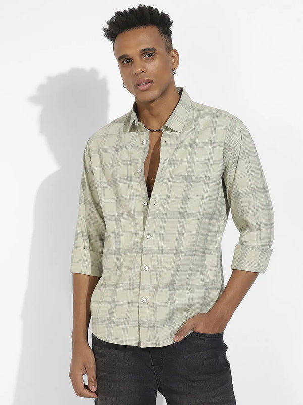 Tartan Plaid Shirt - Sage-Green-Tartan-Plaid-Shirt-2