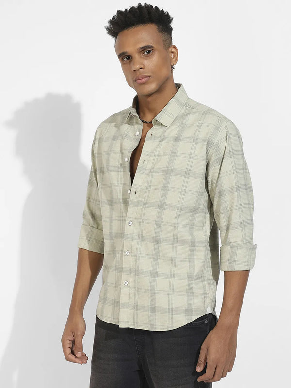 Tartan Plaid Shirt - Sage-Green-Tartan-Plaid-Shirt-3