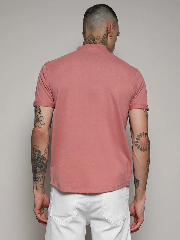 Basic Shirt - Salmon-Pink-Basic-Shirt-3