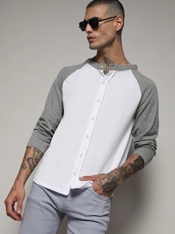 Raglan Shirt - White-and-Grey-Raglan-Shirt-1