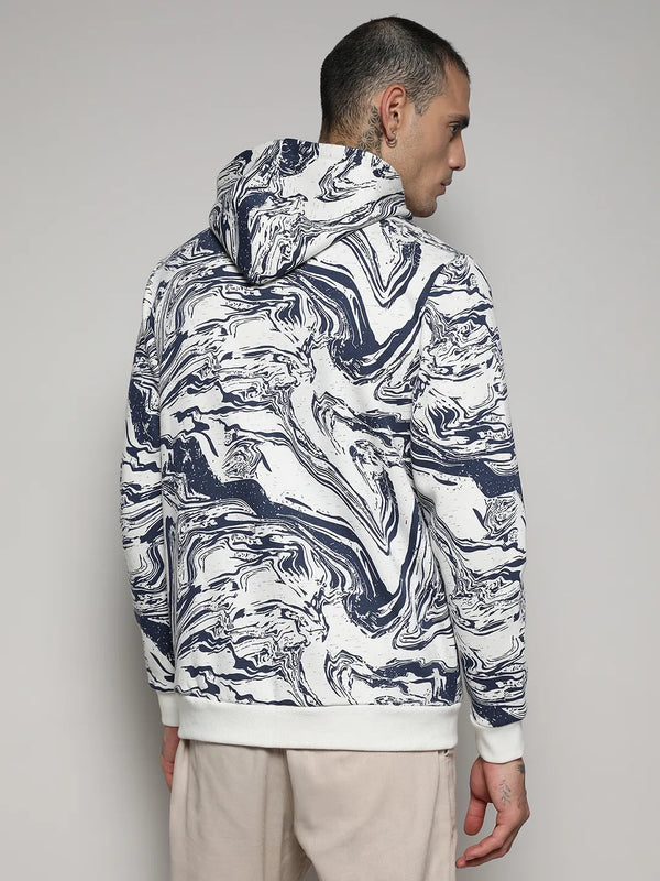 Contrast Fluid Zip Front Hoodie - White-and-Indigo-Blue-Contrast-Fluid-Zip-Front-Hoodie-4