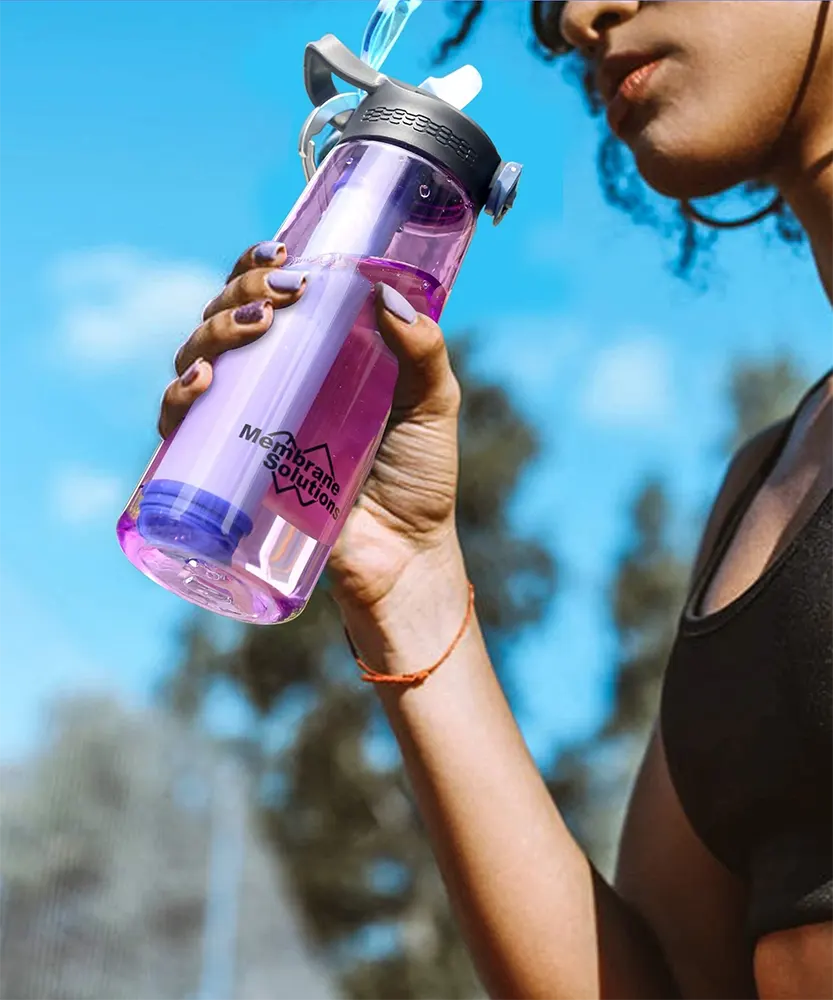Water Filter Bottle — Pink