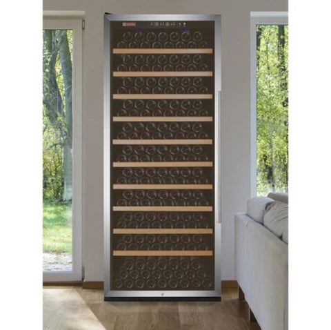 Allavino 32" Wide Vite II Tru-Vino 277 Bottle Single Zone Stainless Steel Left Hinge Wine Refrigerator (YHWR305-1SL20)