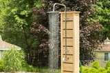 Dundalk Premium White Cedar Outdoor Sierra Pillar Shower