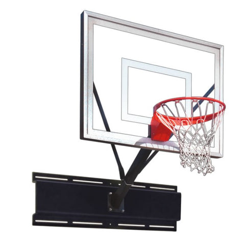 Wall mount basketball goal