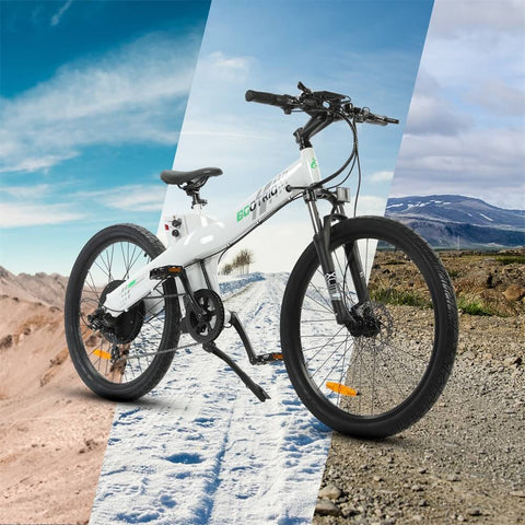 Ecotric Seagull Electric Mountain Bicycle - White