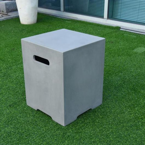 Elementi Square Cast Concrete