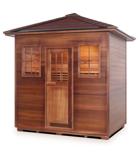 Enlighten Sauna MoonLight 4C Person Outdoor/Indoor Dry Traditional Sauna