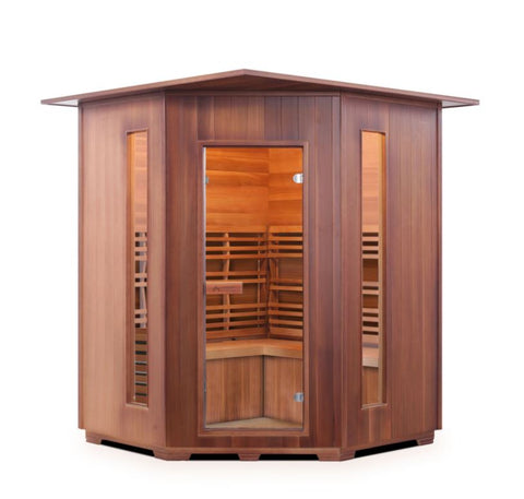 Enlighten Sauna SunRise 4C Person Outdoor/Indoor Dry Traditional Sauna