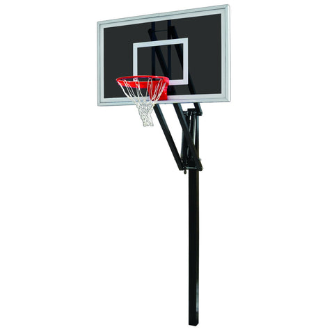 in ground basketball hoop