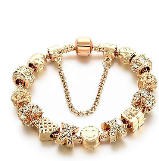 Gold Charm Bracelet