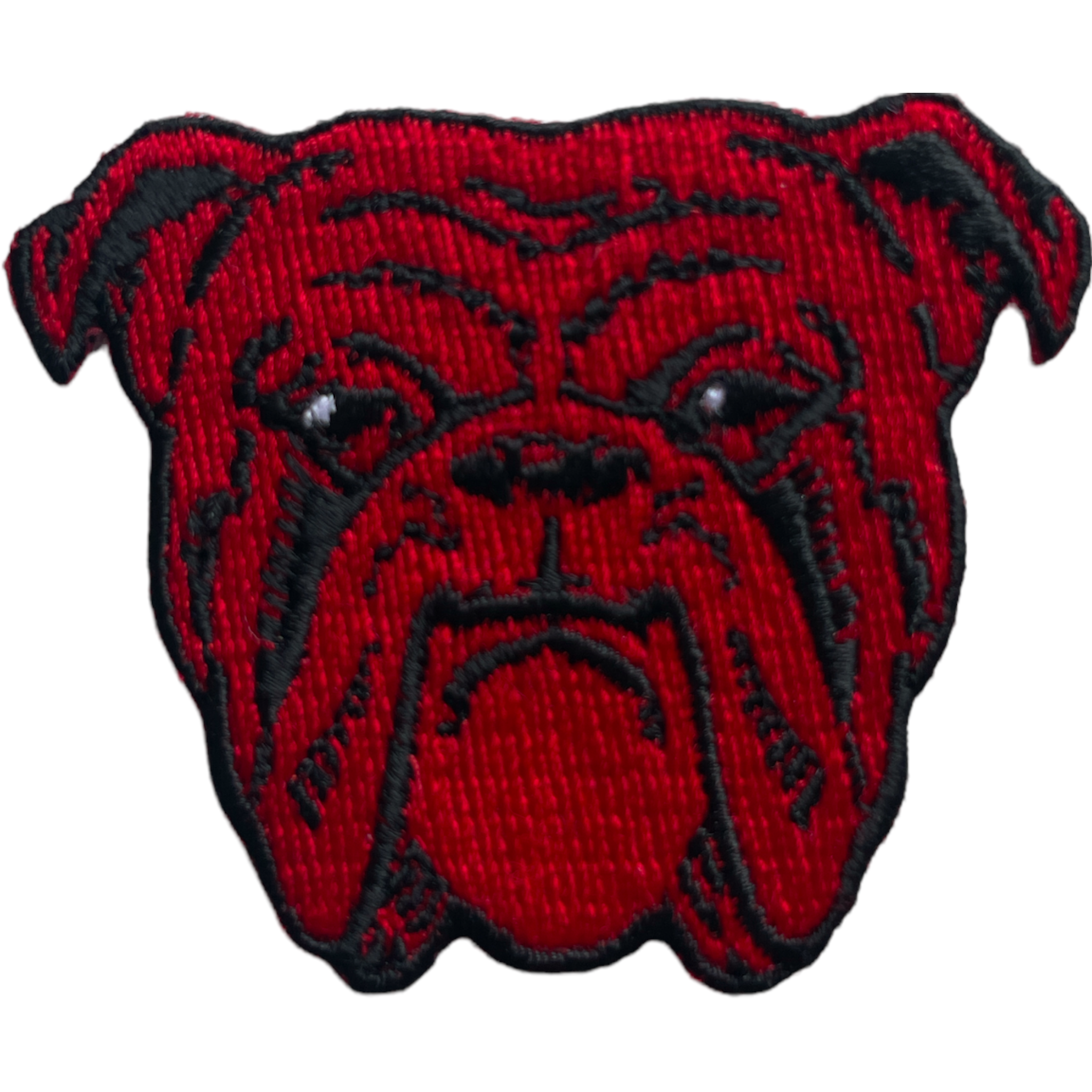 Dawg Red Dog Logo 2.5”x2” Sew On – Old School Hats