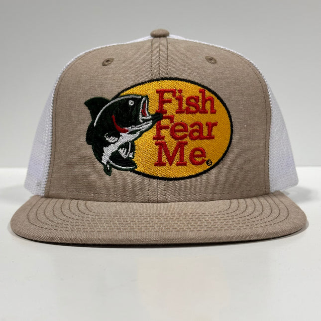 Custom Bass Fishing Men's Trucker Hat Mesh Cap Women Want Me Fish Fear Me  Baseball Cap Fisherman Fish Gift for Hunting & Fishing