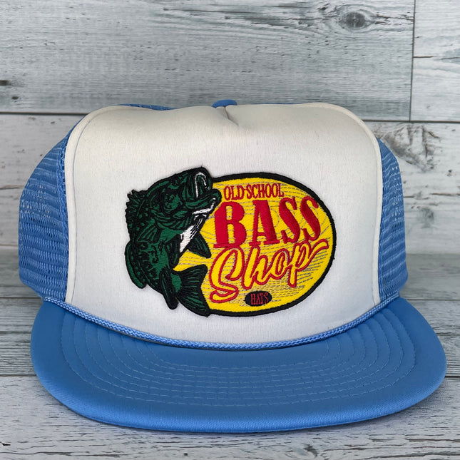 Old School Orange Bass Fishing Mesh Trucker Snapback Cap Hat – Old School  Hats