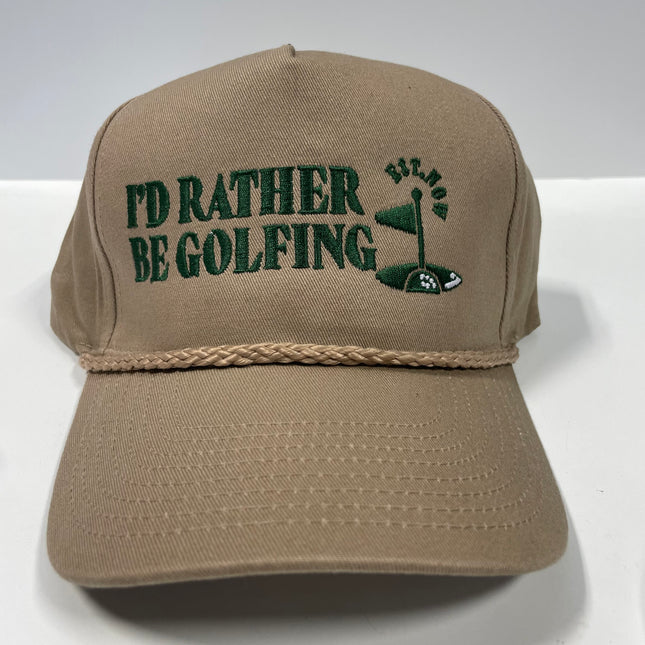 Funny GOLF Saying ITS NOT JUST A GAME ITS AN OBSESSION YUPOONG White R –  Old School Hats