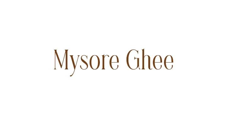 Mysore Ghee