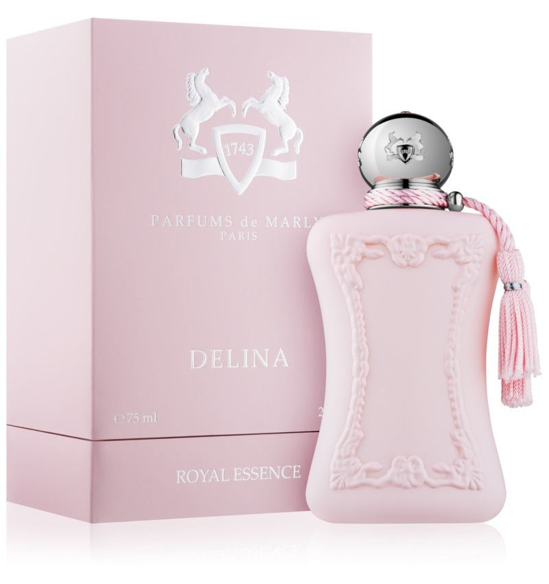 Parfums De Marly Delina Women's Perfume/Cologne For Women Eau De Parfum 2.5 oz / Gift Set 2.5 oz / Body Cream 7.05 oz / Hair Spray 2.5 oz Edp