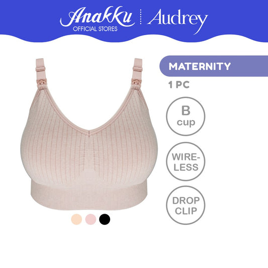 Audrey Style Wireless 5/8 Moulded Bra - B Cup Size 73-8137