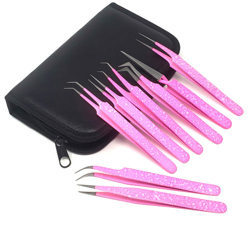 KOSMOZ Stainless Steel Tweezers Set - Precision Hair Removal – TweezerCo