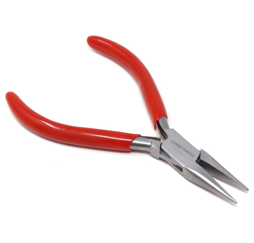 Flat Nose Professional Jewelry Pliers 4-1/2 W / V-Spring Smooth Flat –  A2ZSCILAB