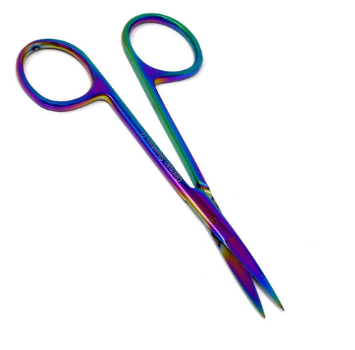 4.5 Sharp Curved Tip Craft Applique Embroidery Scissors