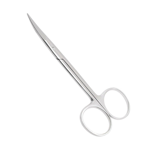 Gradle/Iris Scissors 4.5 in Curved 25mm Sharp/Sharp - Delasco