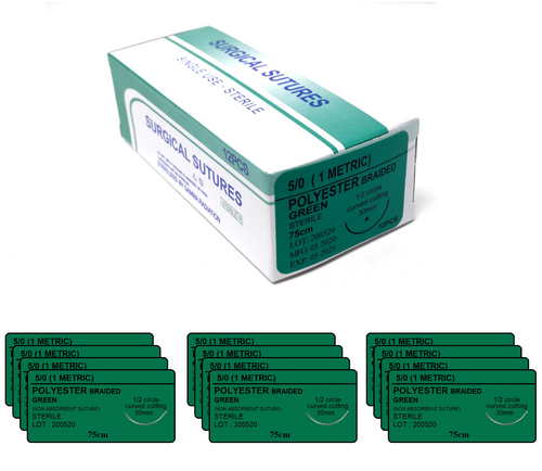 NEEDLES,DOUBLE CURVED,#5,12/PK, Suture