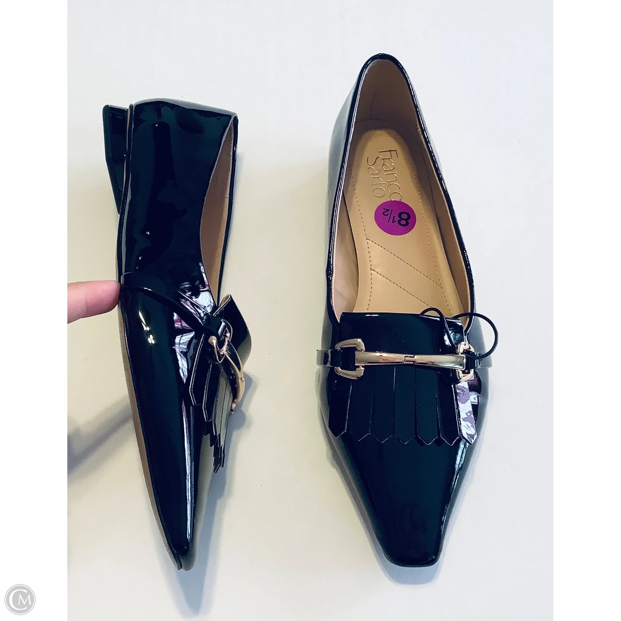Shoes Flats By Franco Sarto In Black, Size: 8.5
