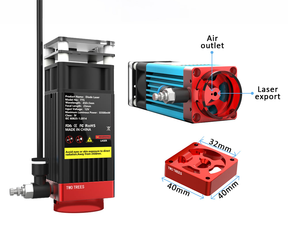 Air Assist Kit for Laser Engraver Machine – TwoTrees Official Shop