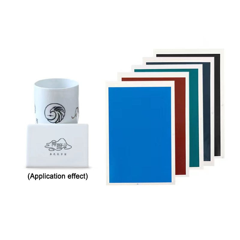 Laser Engraving Marking Color Paper,2PCS Blue Marking Paper,15.3