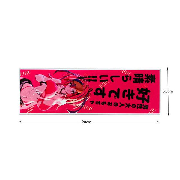 Free Vector | Anime otaku festival rectangle banner template design