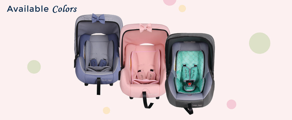 multicolor infant car seat & carry cots