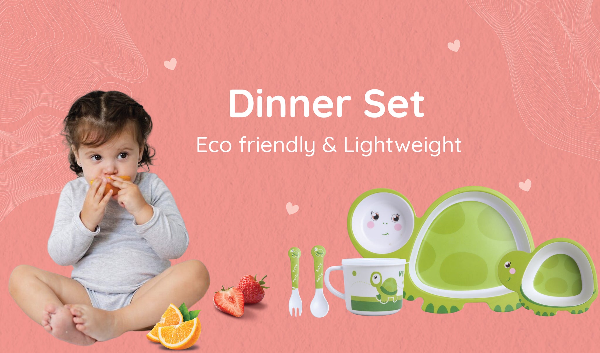 polka tots eco friendly dinner sets for kids