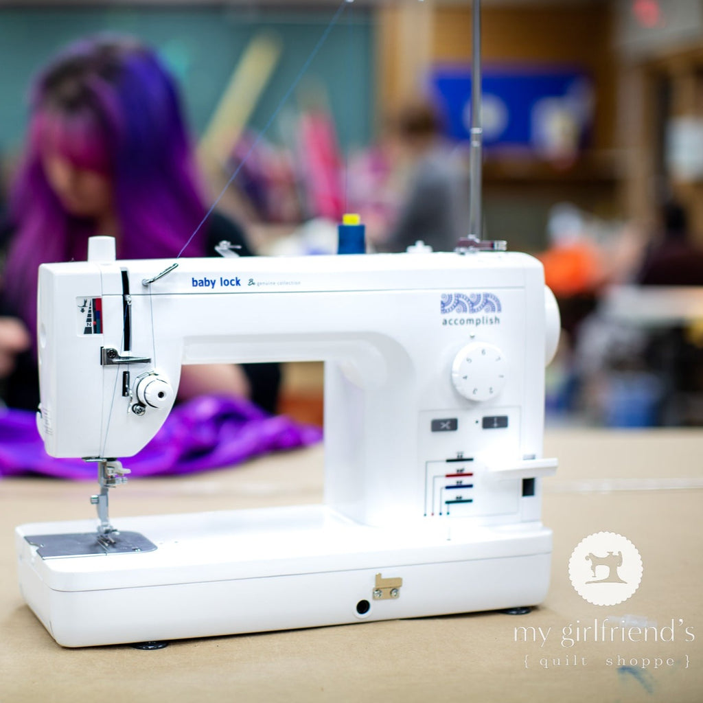 Baby Lock Joy 19-Stitch Sewing Machine & 12-Month Online Class Voucher