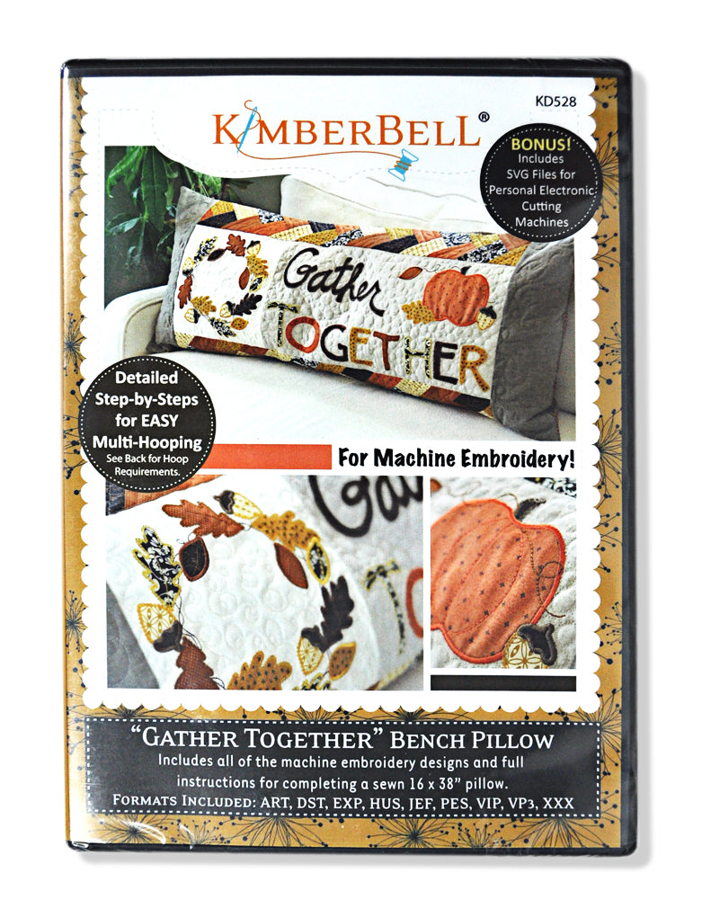 Kimberbell Take a Peek Zipper Pouches Machine Embroidery CD – My  Girlfriend's Quilt Shoppe