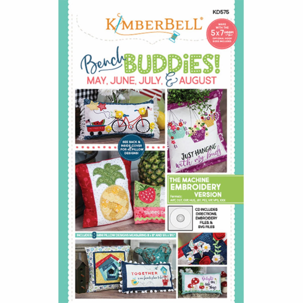 Kimberbell Bench Buddies January-April Machine Embroidery CD