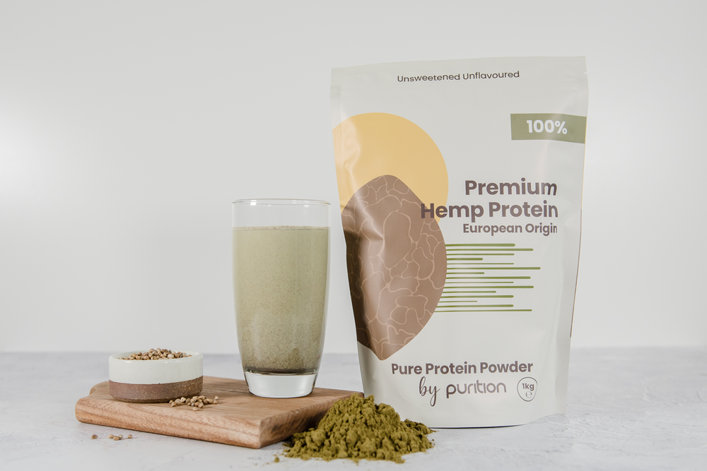 A bag of Premium European Whey Protein Concentrate by Purition