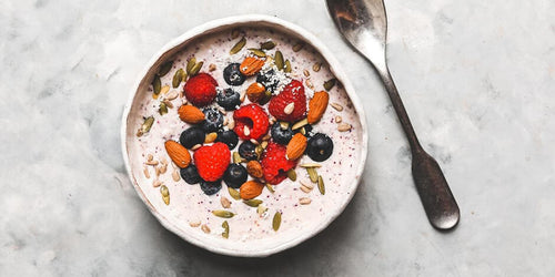 Berry yoghurt bowl with Purition